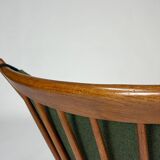 Danish teak rocking chair by Frank Reenskaug for Bramin 60s midcentury