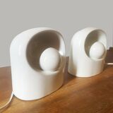 Paire de Lampes Venezia de Philips Années 70