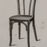 Baumann Art Nouveau bistro chair