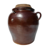Jar in brown sandstone