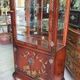 Asian lacquer display cabinet