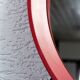 Miroir scandinave vintage rond 1970