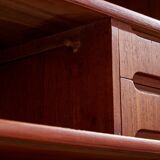 Restored teak bureau desk