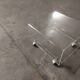 Set of two bedside tables, plexi sofa end, David Lange