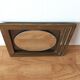Modernist mirror in gilded brass 1960.