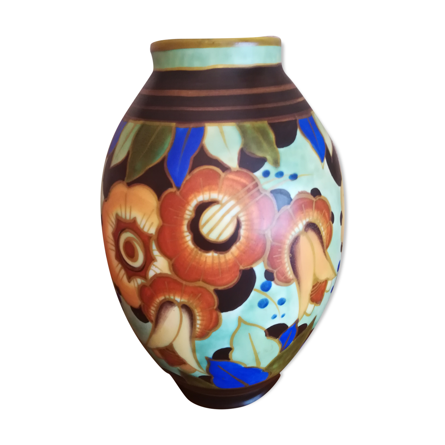 Vase Boch Brothers by Charles Catteau