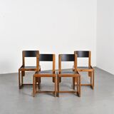 Set of 4 Chairs by André Sornay, circa 1960