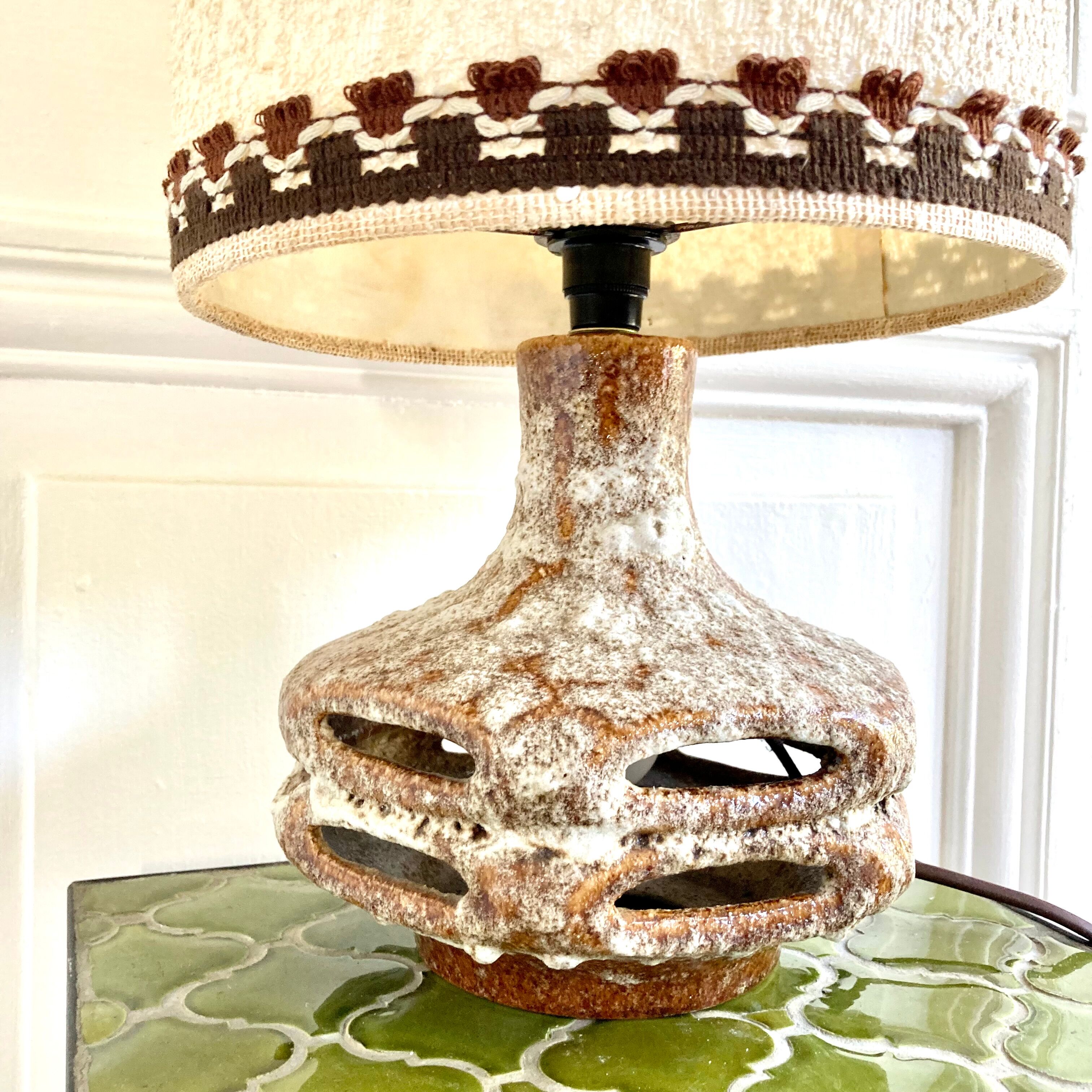 Ceramic lamp West Germany Stein Keramik