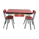 Formica eiffel foot table and its chairs