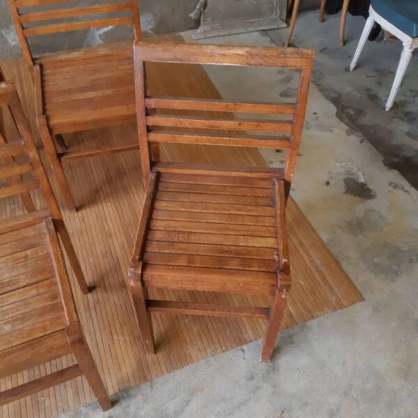 Suite de 6 chaises de René Gabriel