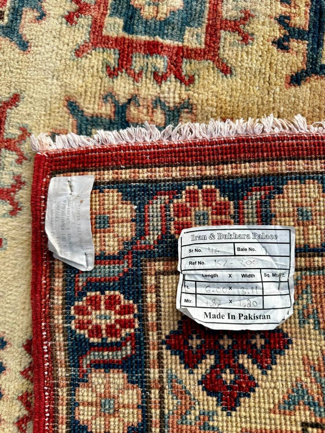 Tapis Kazak fait main