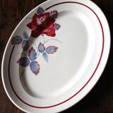 Oval Plate Boulogne Digoin Sarreguemines