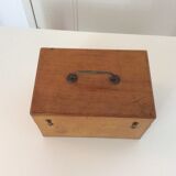 Wooden storage box, old