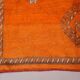 Orange Vintage Moroccan Rug 162 x 232 cm - Berber Wool Rug - Handmade Rug