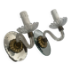 Pair of wall lights