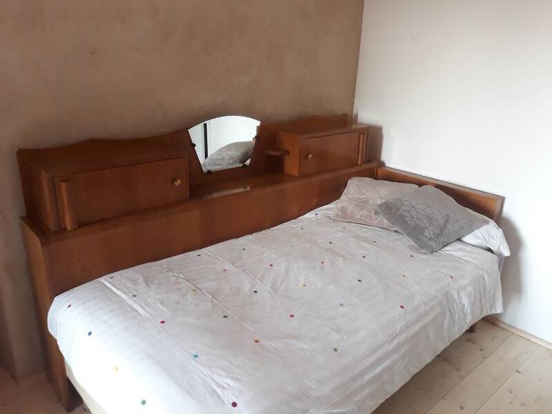 Cozy vintage headboard