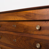 Commode Biedermeier, France, 19ème siècle, Bois de noyer massif