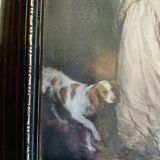 Small painting on silk