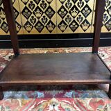 Empire period console in walnut