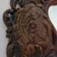 Ancien Miroir Mural Vintage Avec Rangement Imitation Bois