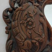 Ancien Miroir Mural Vintage Avec Rangement Imitation Bois