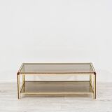 1980s smoked glass coffee table