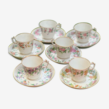 Tea service 6 pers. Old Paris