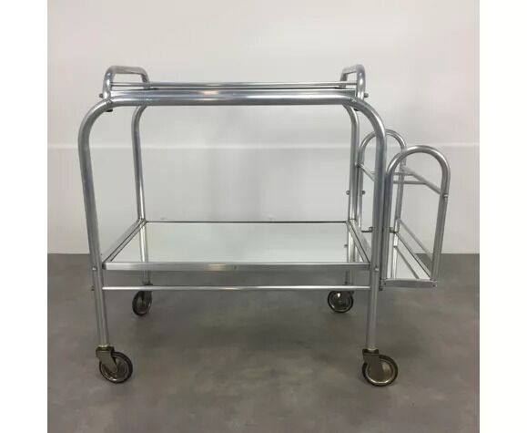 Modernist service mirrors and metal