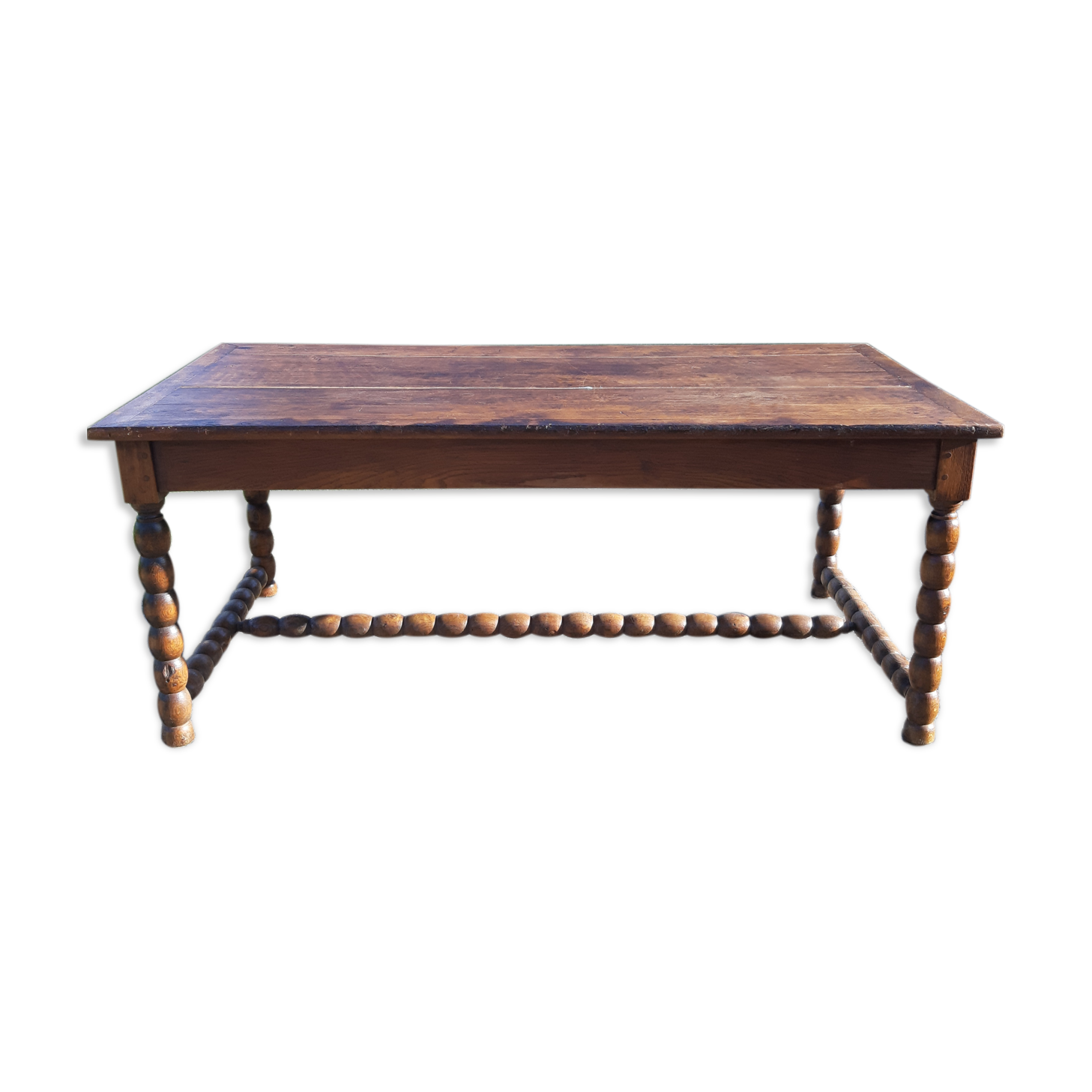 Chéne country farm table with extensions