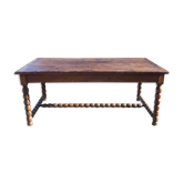 Chéne country farm table with extensions