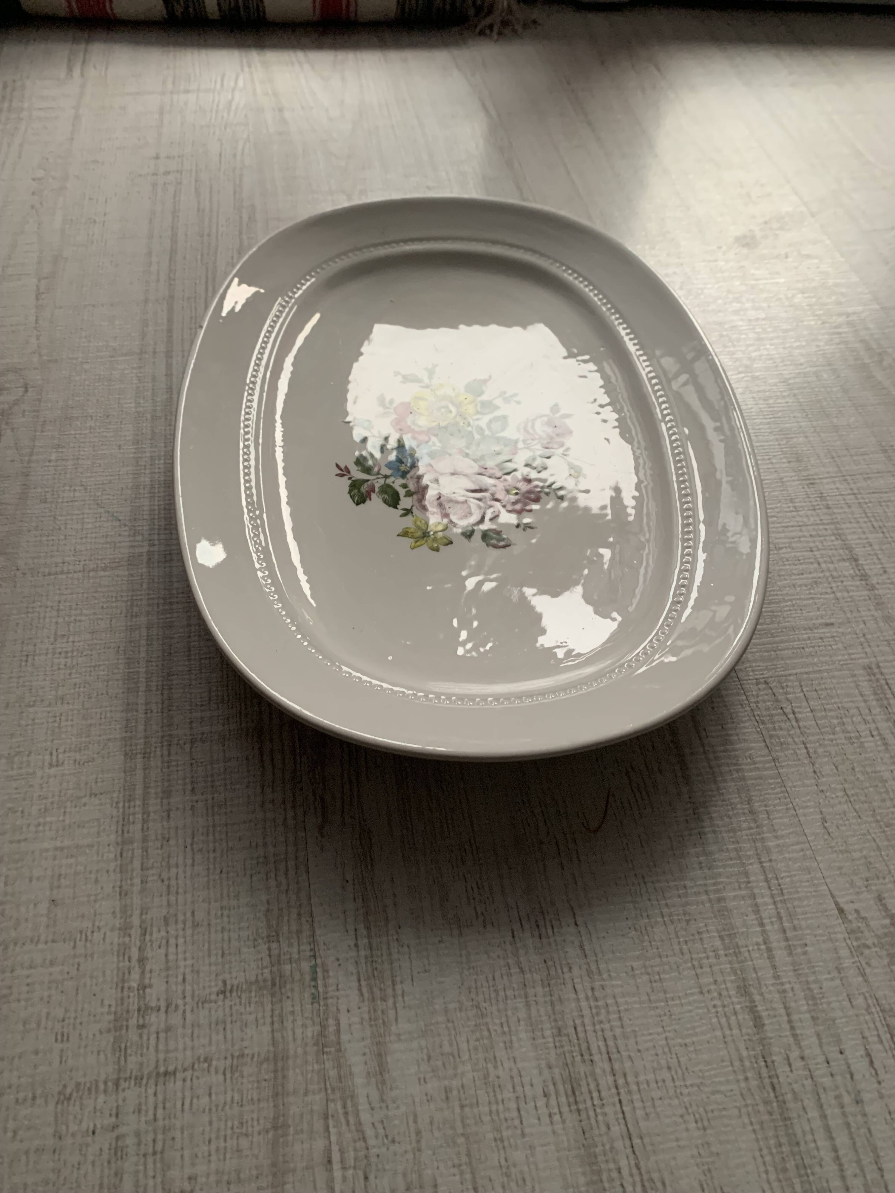 Luneville oval dish