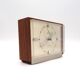 Mid century minimalist teak desk clock by junghans ato mat danish modern