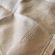 Set of 16 table napkins and an old floral damask tablecloth.