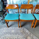 Four vintage Italian chairs from the 1980s