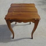Solid walnut nesting table