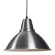 Lampe industrielle en aluminium brossé