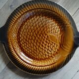 Lot of 12 plates "fish" of Sarreguemines