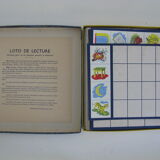 Jeu de loto lecture vintage