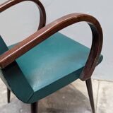 Bridge chair with compass legs