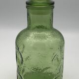 CARAFE Vintage en VERRE Vert de style Empoli à effet 24,5 cm
