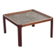 1960s Scandinavian coffee table in teak and schist