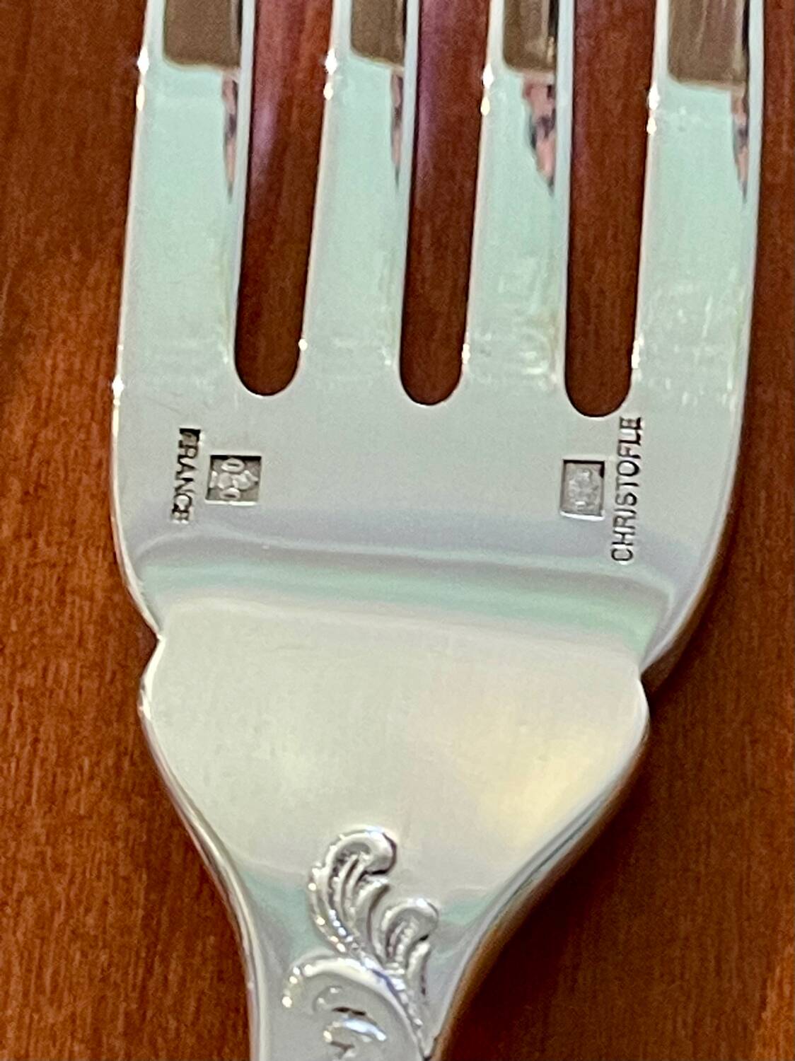 Christofle Marly 6-piece fish cutlery set, excellent condition