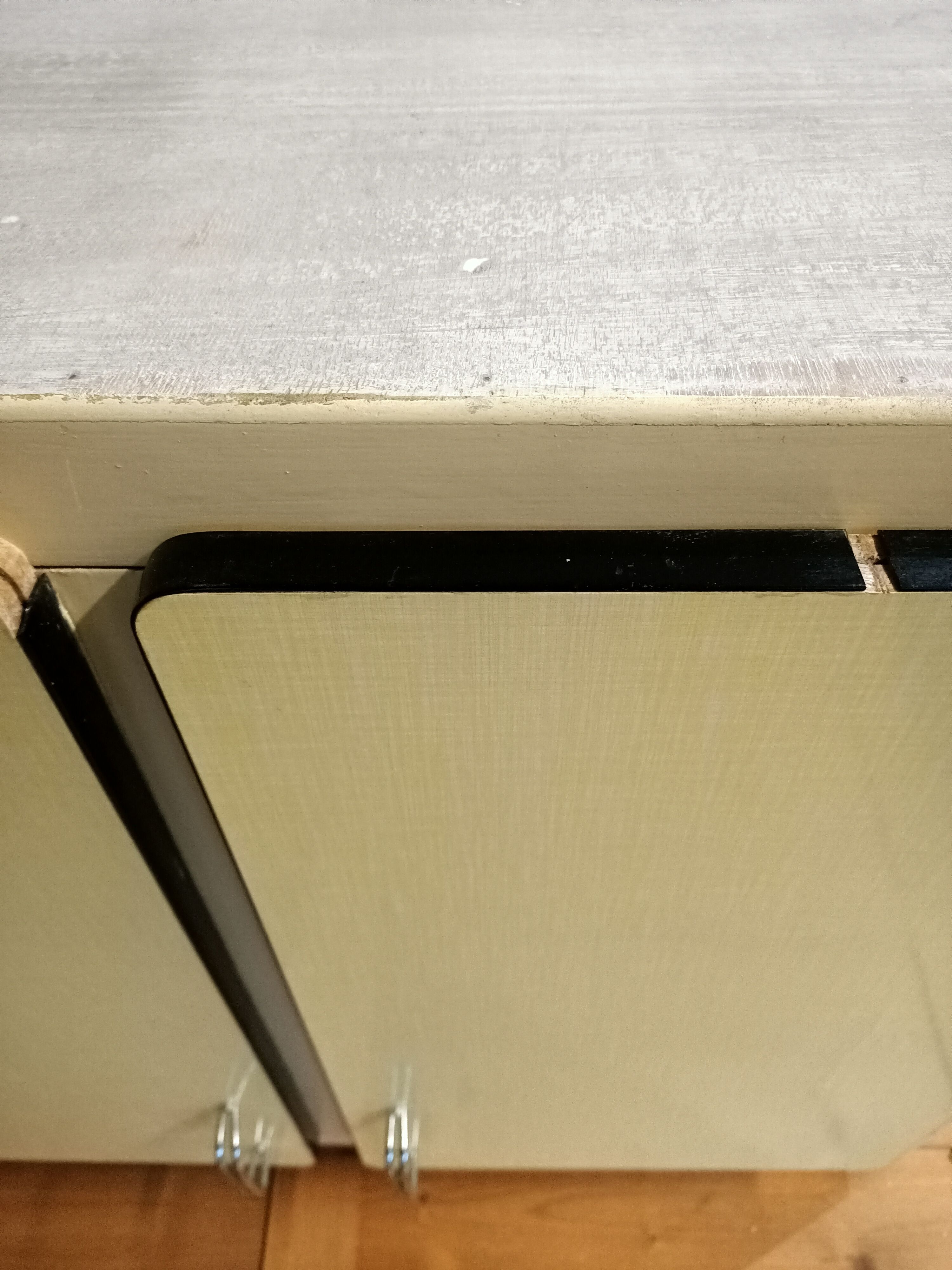 Yellow wall cupboard