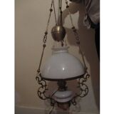 Opaline hanging lamp
