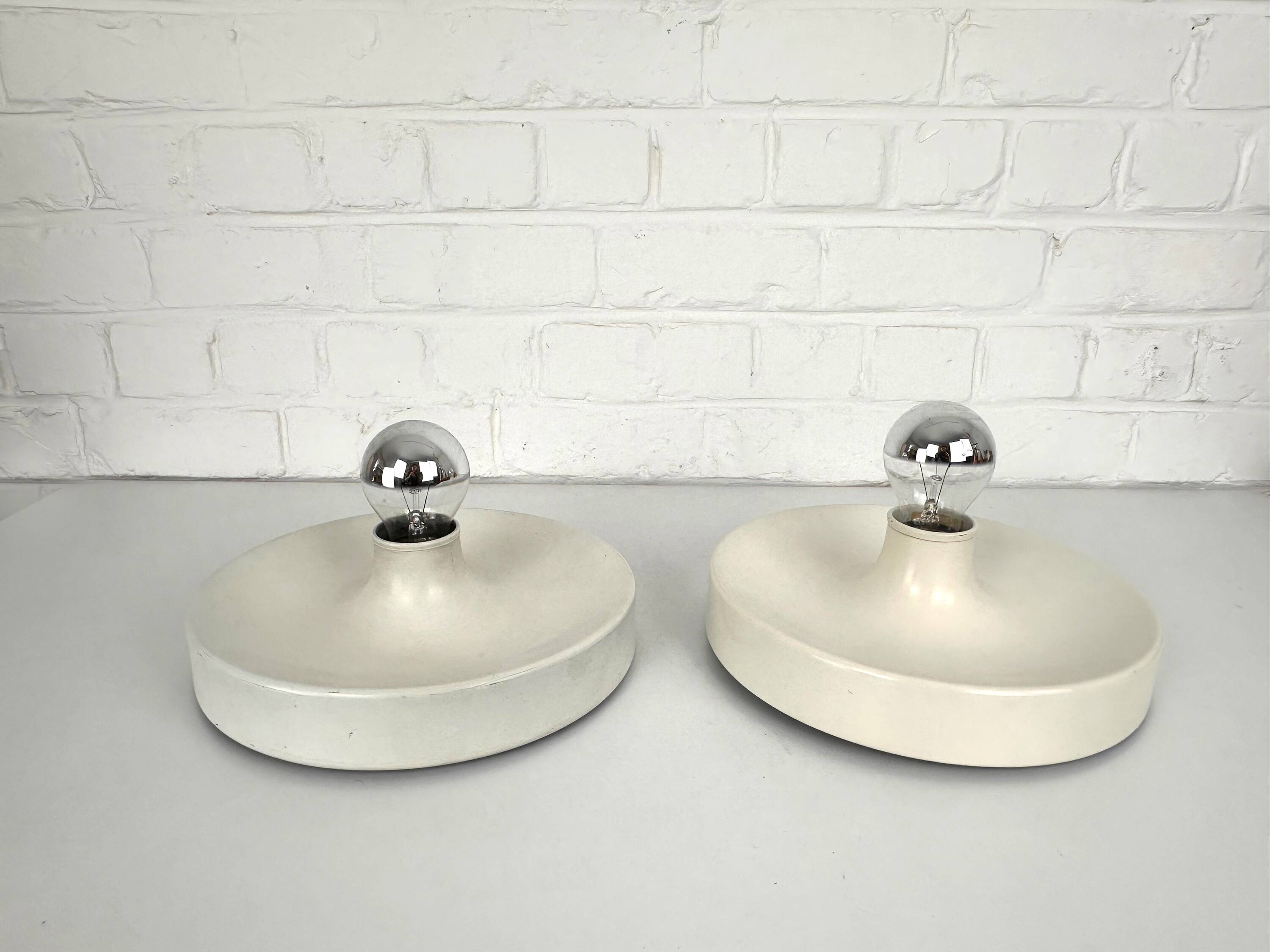 Pair of wall lights selected by Charlotte Perriand, Germany 1960