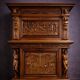 Antique solid wood furniture richly carved, in Renaissance style.