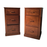 Pair of furniture with drawers