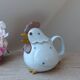 Hen-shaped sandstone teapot made in japan