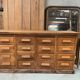 Antique haberdashery cabinet in oak
