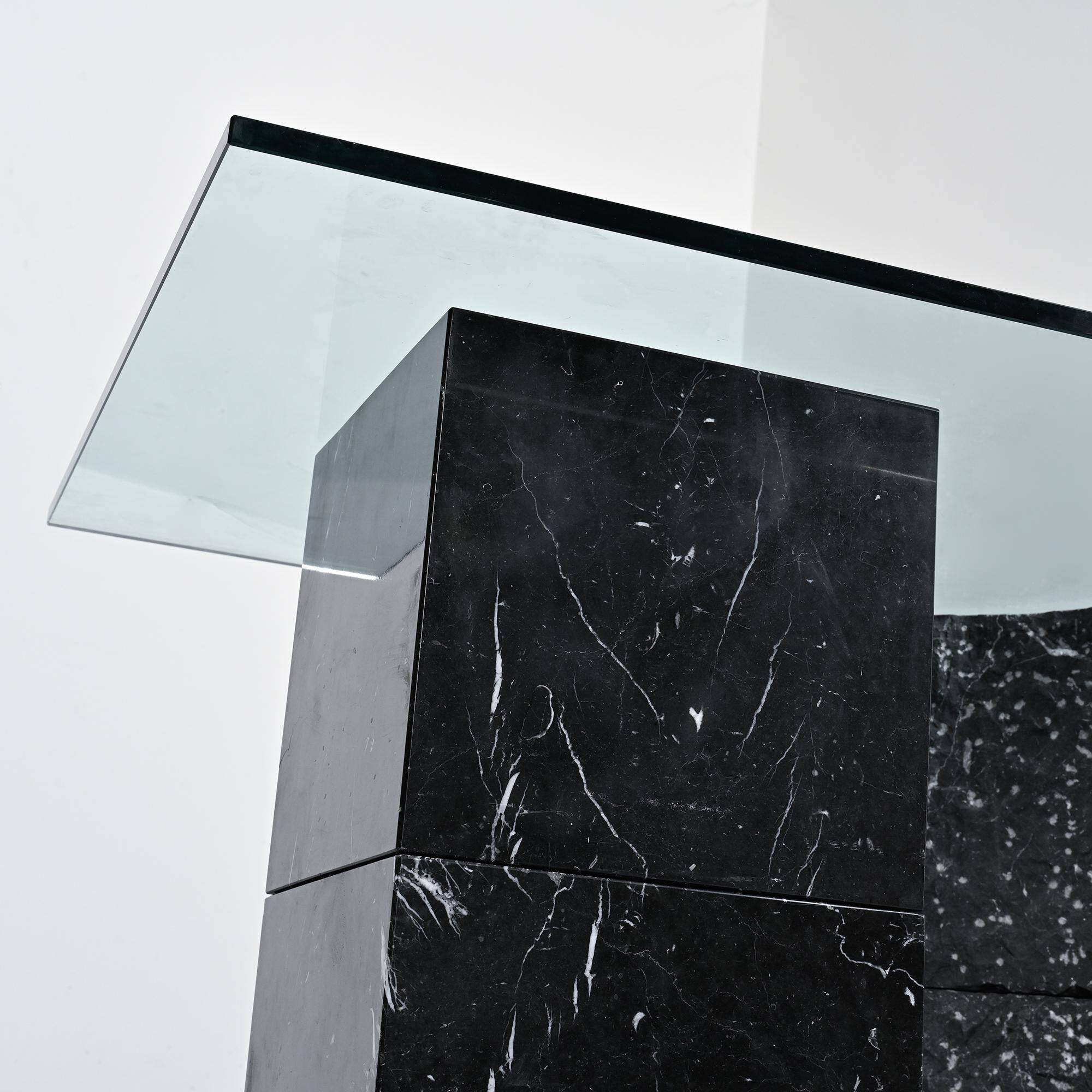 Table "Carrara Quarry" by James Wines for Castigliani, Italy, 1989